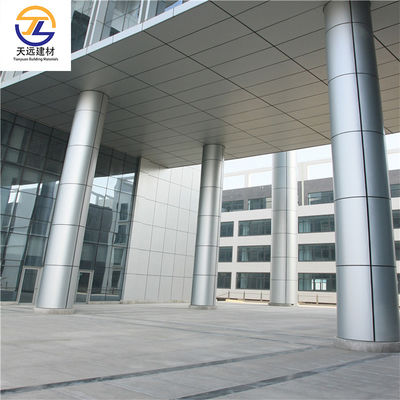 Aluminum Cabinet Sheet ACP 4mm Interior Metal Wall Cladding With Black Groove/T-Shaped Carrier System