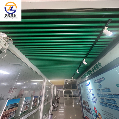 Artistic Aluminium Honeycomb Panels Moisture Proof Aluminium Baffle Ceiling Detail Soundproof